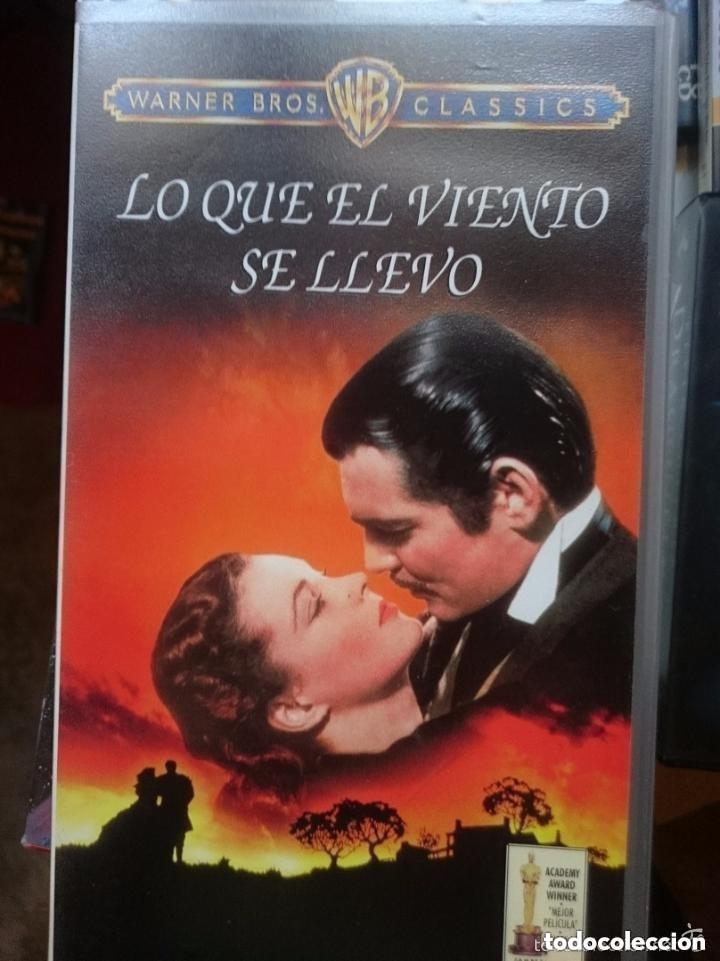 Cine: VHS - LO QUE EL VIENTO SE LLEVO