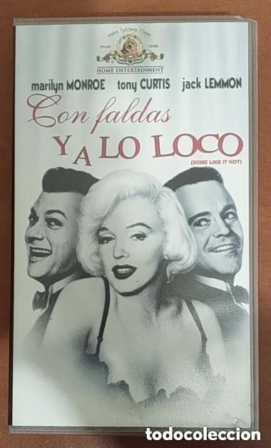 Cine: VHS - CON FALDAS Y A LO LOCO - Marilyn Monroe - Tony Curtis - Jack Lemmon