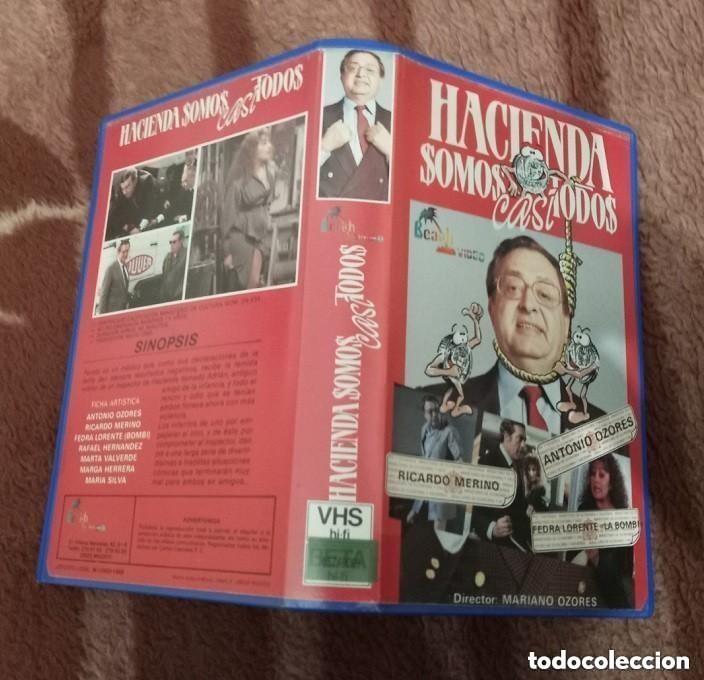 Cine: VHS - SOLO ESTUCHE Y CARATULA. NO TENGO LA CINTA - HACIENDA SOMOS CASI TODOS - ANTONIO OZORES