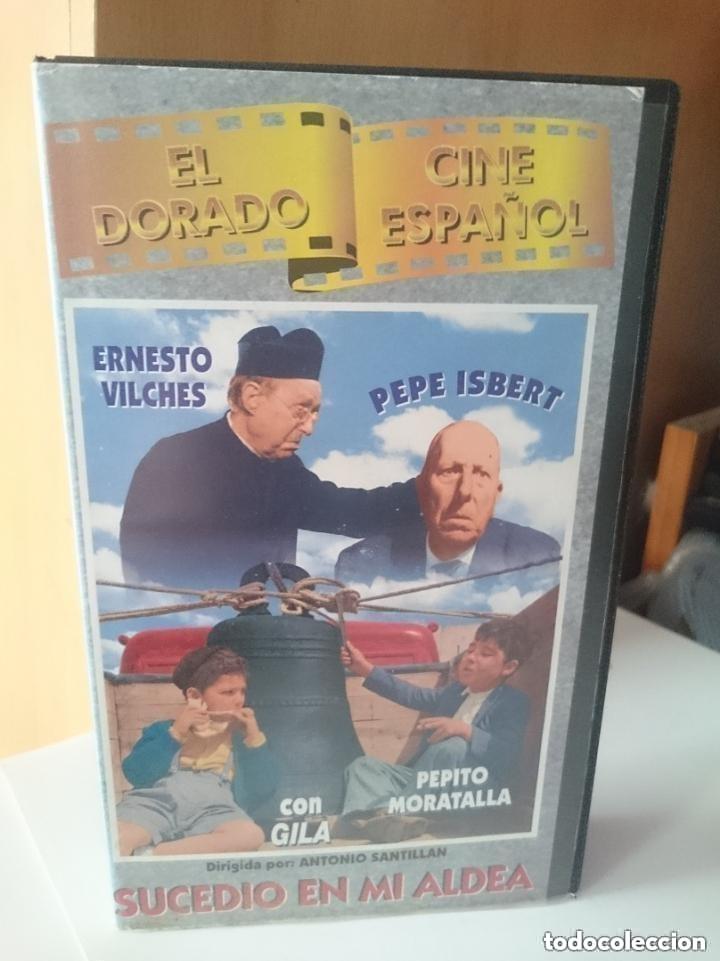 Cine: VHS -Sucedio en mi aldea- Antonio Santillan -Pepe Isbert- Ernesto Vilches -MIGUEL GILA Descatalogada