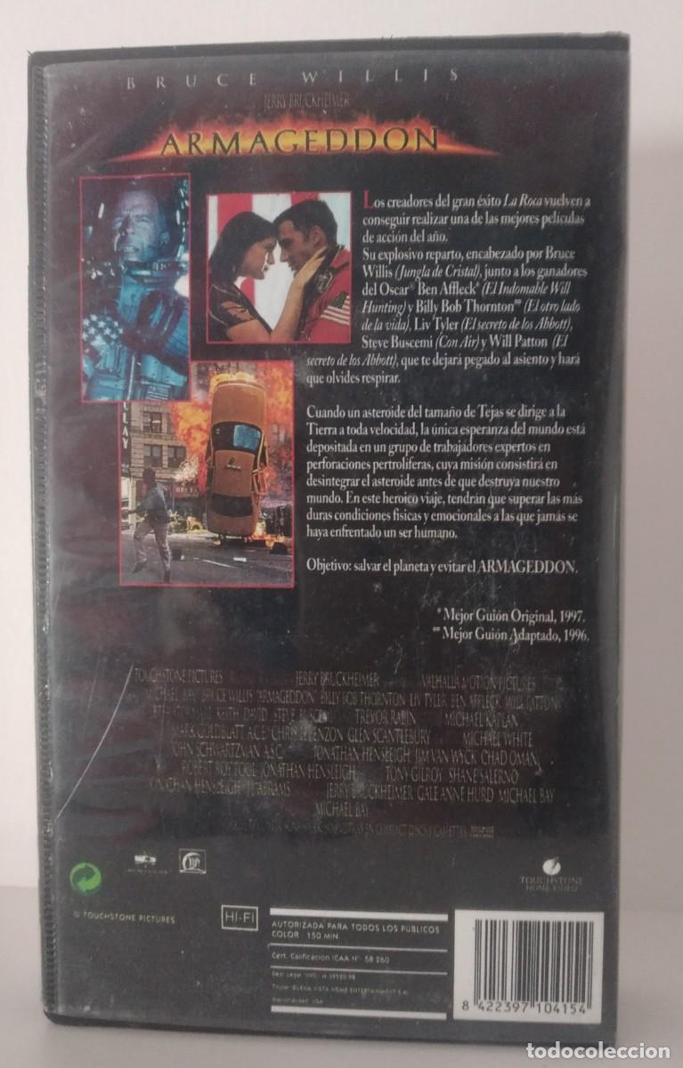 Cine: VHS: Armageddon -Bruce Willis - Foto 2