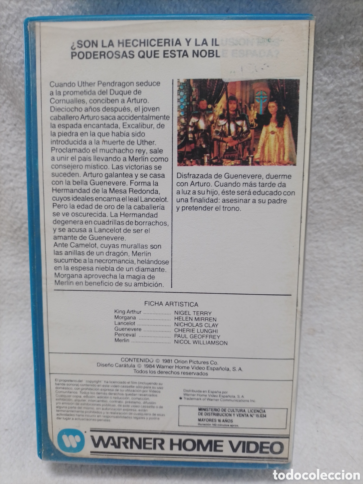Cine: Excalibur - VHS - Warner. - Foto 3