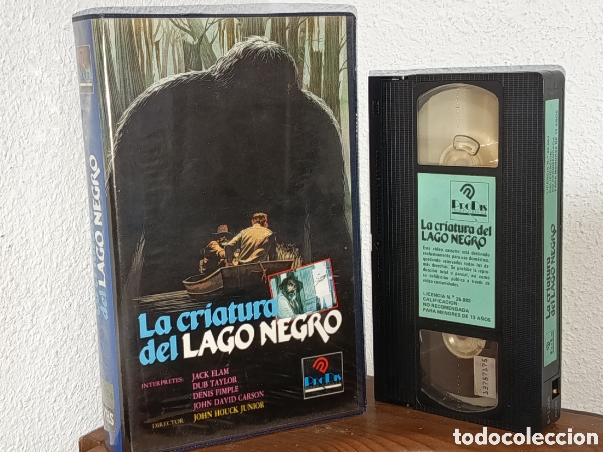 Cin&eacute;ma: La criatura del lago negro. Pel&iacute;cula VHS
