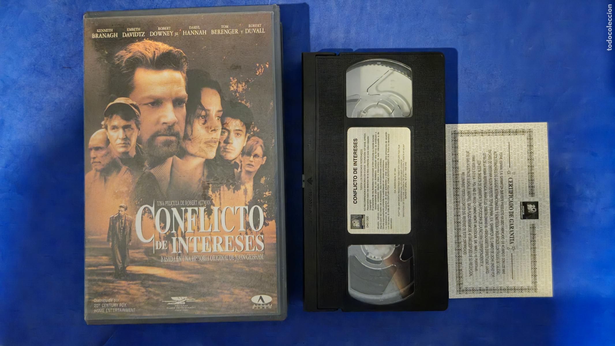 Cine: CONFLICTO DE INTERESES VHS EDICION VIDEOCLUB (HW3)