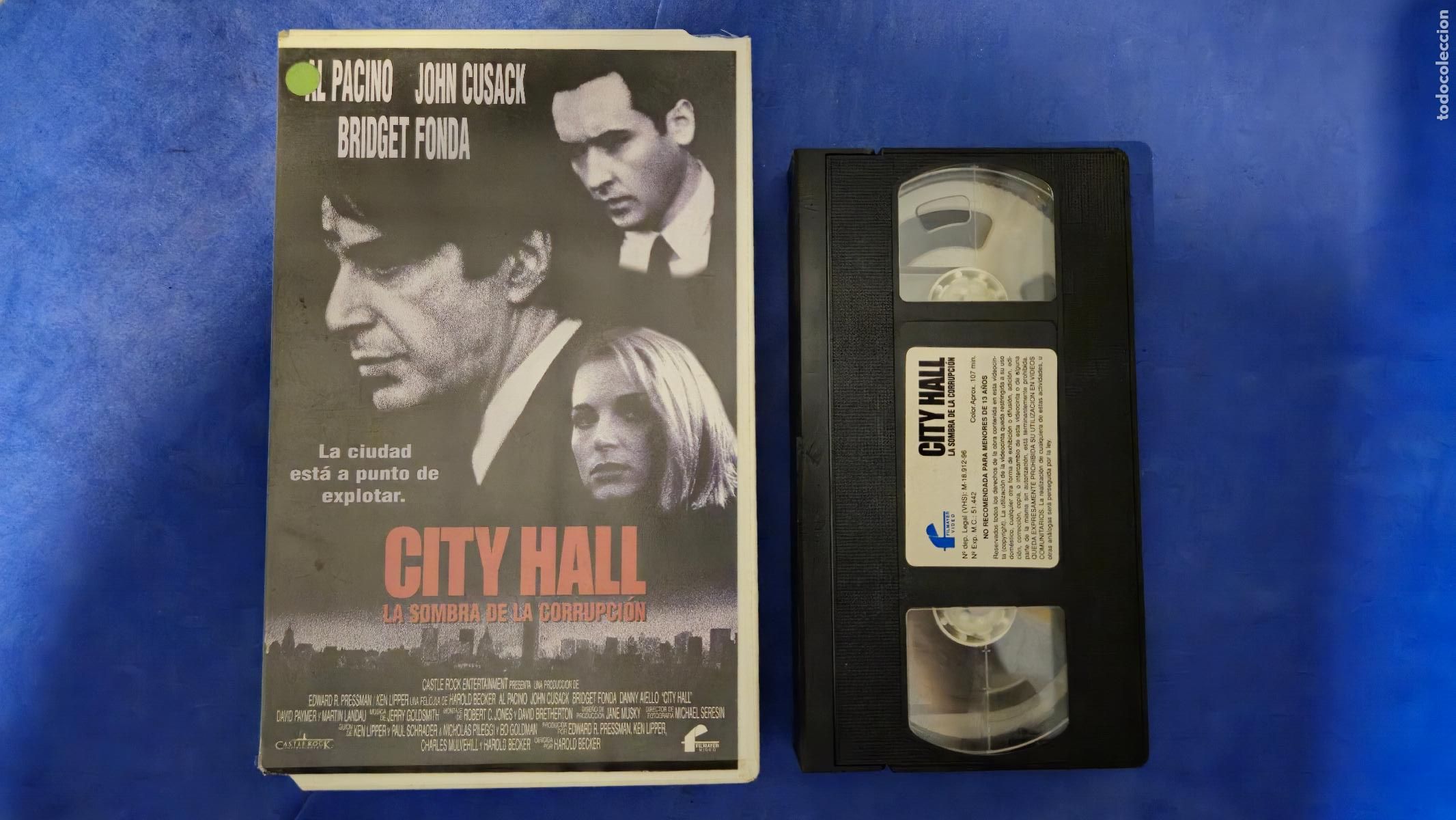 Cine: CITY HALL LA SOMBRA DE LA CORRUPCION VHS (HW3)