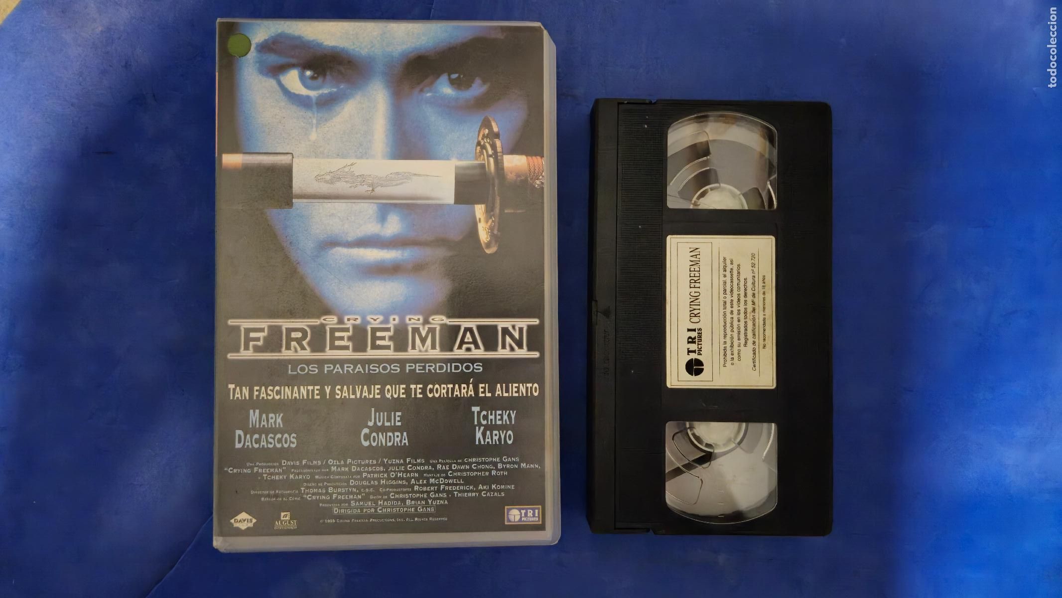 Cine: CRYING FREEMAN VHS (HW3) EDICION VIDEOCLUB CAJA GRANDE