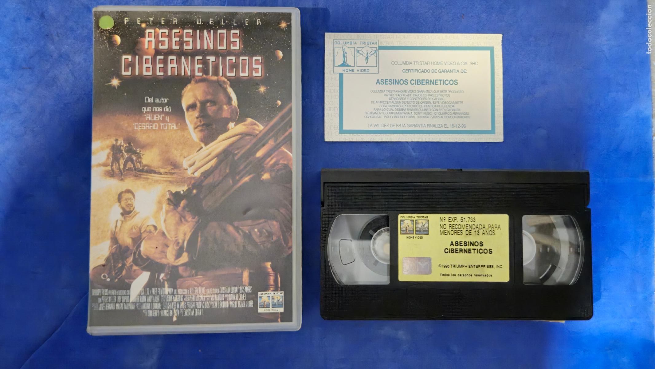 Cine: ASESINOS CIBERNETICOS VHS (HW3)