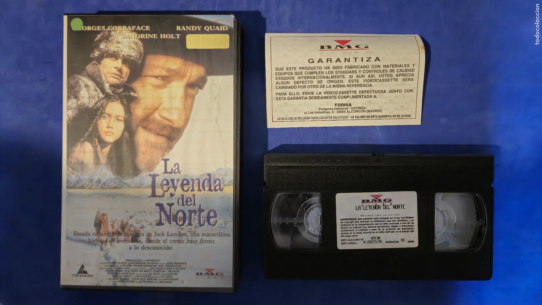 Cine: LA LEYENDA DEL NORTE VHS (HW3)