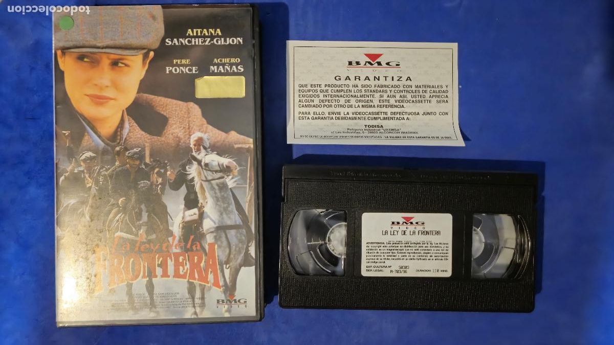 Cine: LA LEY DE LA FRONTERA VHS (HW3)