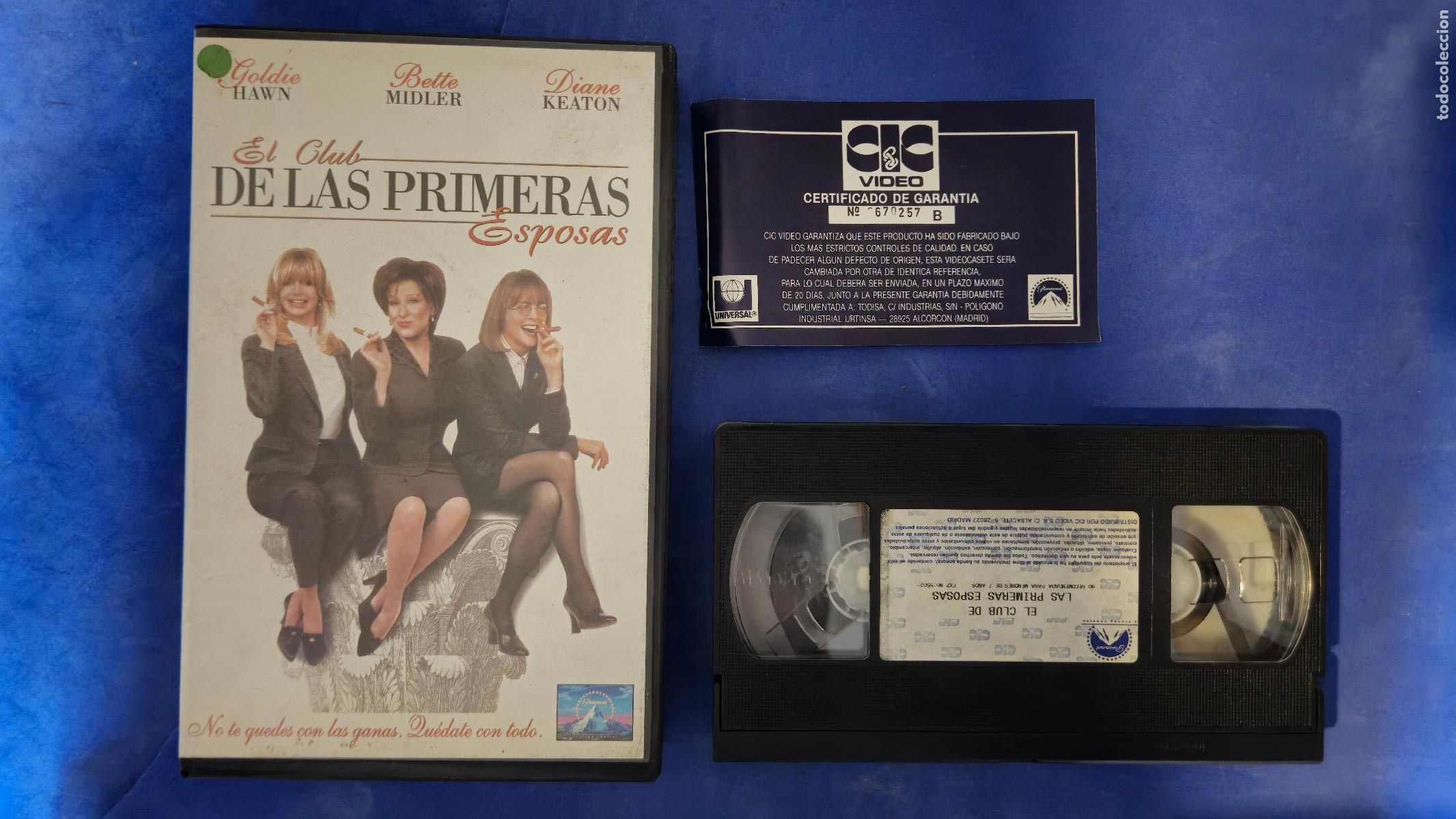 Cine: EL CLUB DE LAS PRIMERAS ESPOSAS VHS (HW3)