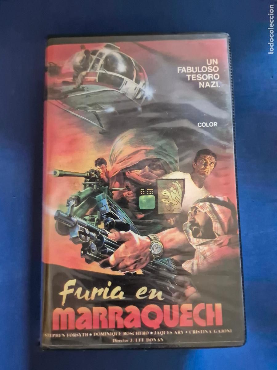 Cine: FURIA EN MARRAQUECH VHS (I1A) EDICION VIDEOCLUB