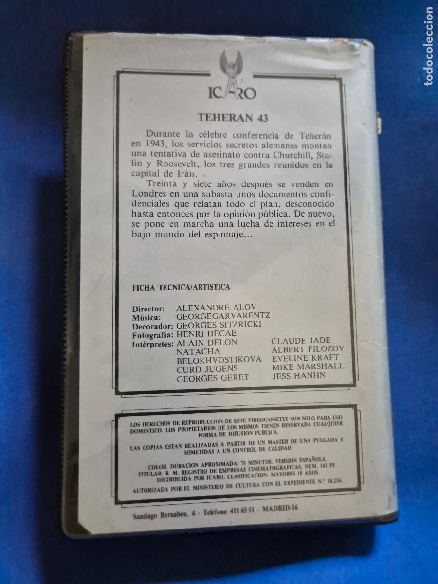 Cine: TEHERAN 43 VHS (I1A) - Foto 2