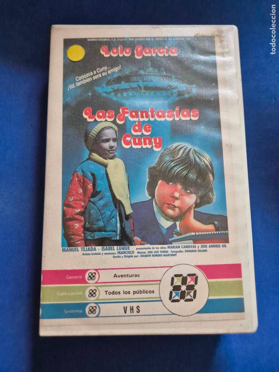 Cine: LAS FANTASIAS DE CUNY VHS (I1A/ENOFIC)
