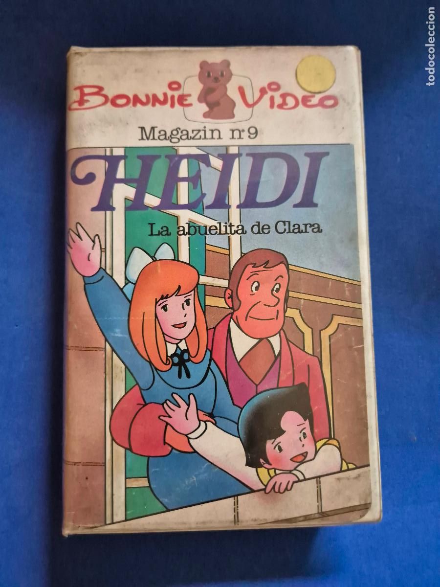 Cine: HEIDI N&ordm;9 LA ABUELITA DE CLARA VHS (I1A) PRIMERA EDICION VIDEOCLUB