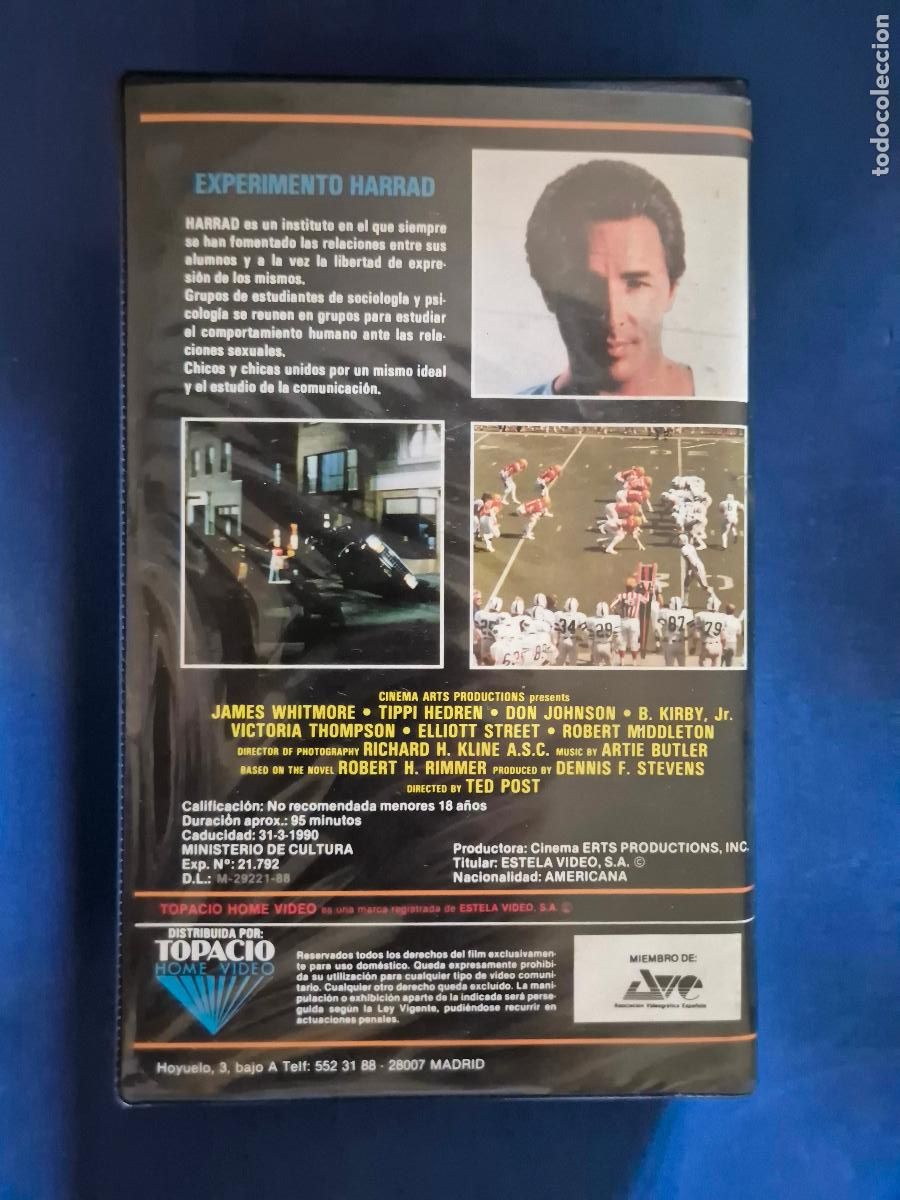 Cine: EXPERIMENTO HARRAD VHS (I1A) - Foto 2