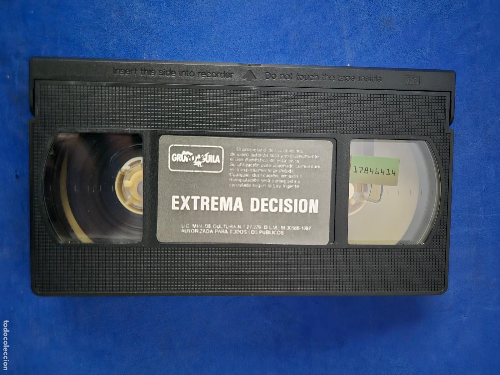 Cine: EXTREMA DECISION VHS (DES) - Foto 3