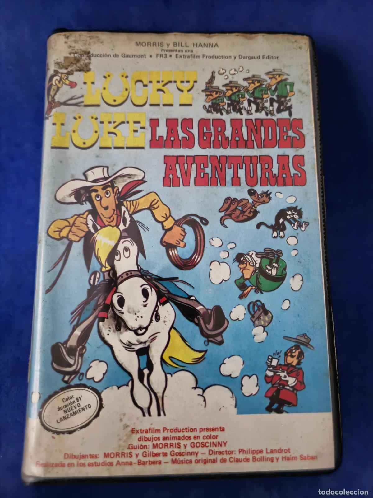 Cine: LUCKY LUKE LAS GRANDES AVENTURAS VHS (DES) EDICION VIDEOCLUB