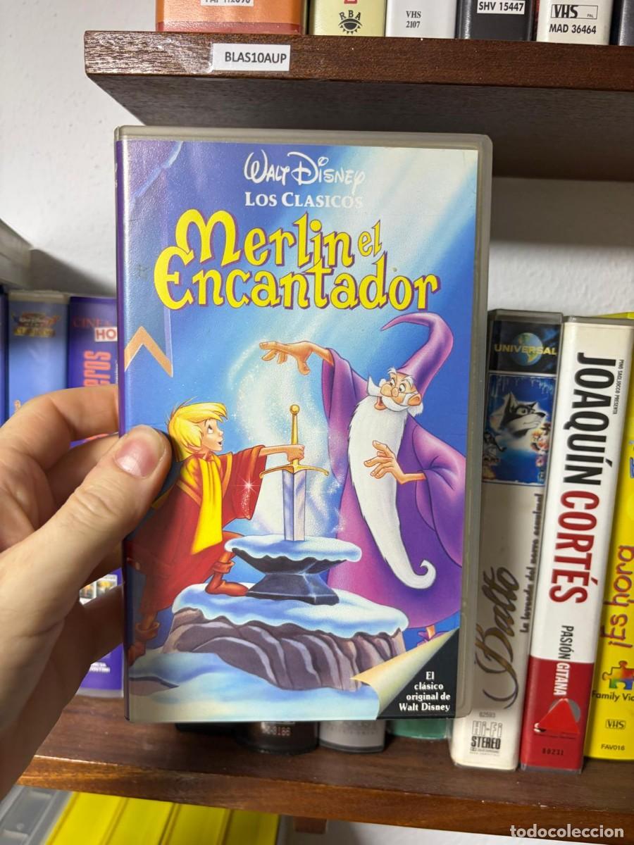 Cine: BLAS10AUP PEL&Iacute;CULA VHS Merl&iacute;n el Encantador, Walt Disney / Buena Vista Home Entertainment