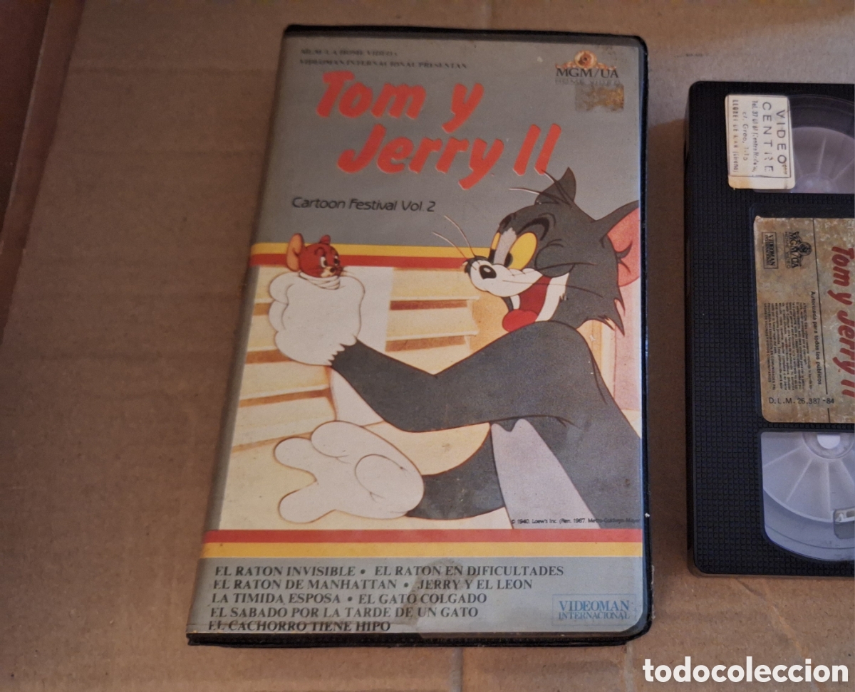 Cine: Tom & Jerry II VHS Dibujos Animados