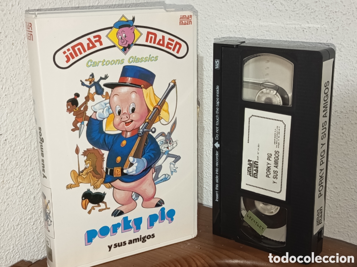 Cine: Porky pig y sus amigos. Pel&iacute;cula VHS