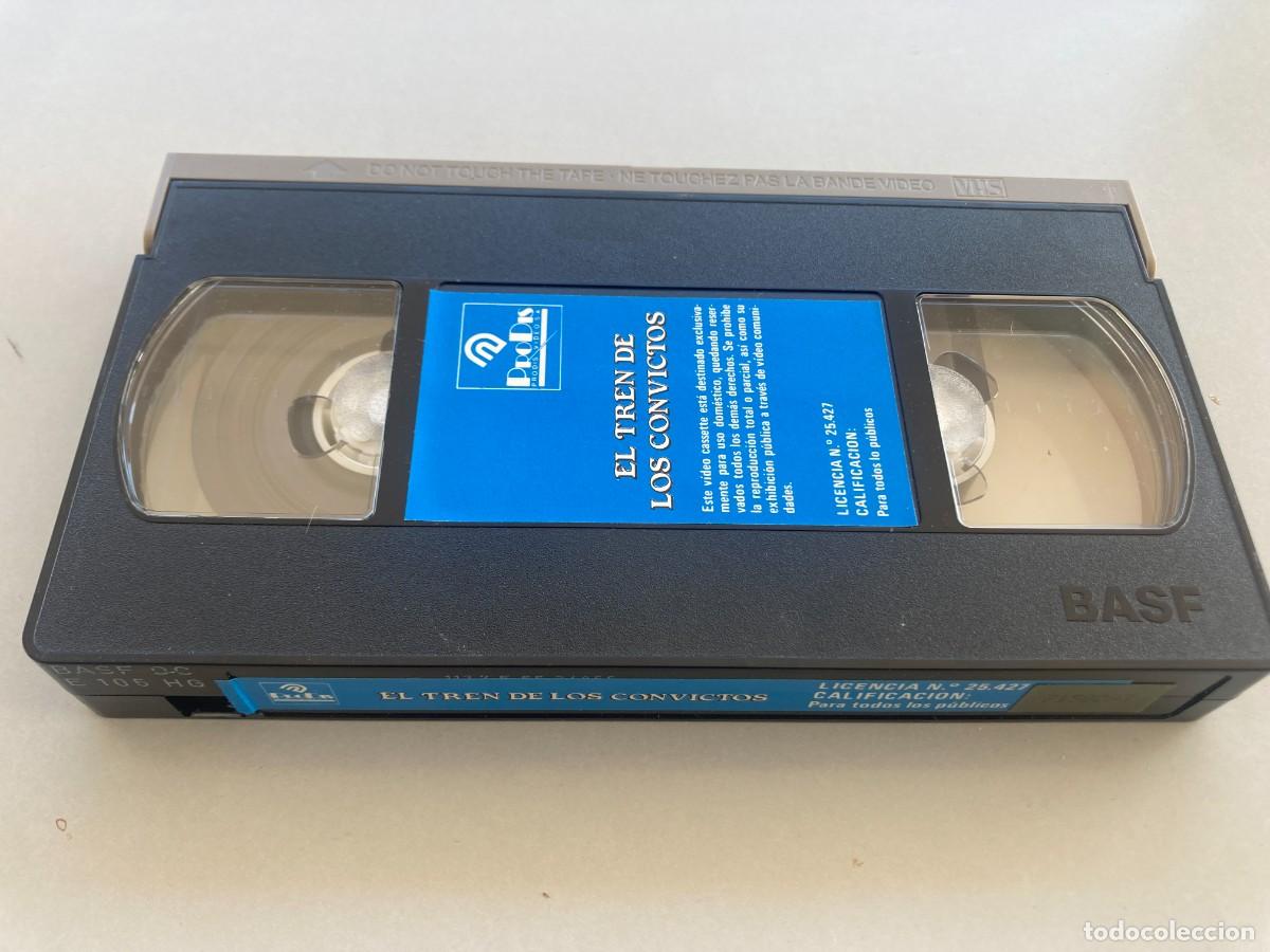 Cine: VHS ORIGINAL SIN CARATULA Y SIN ESTUCHE / EL TREN DE LOS CONVICTOS