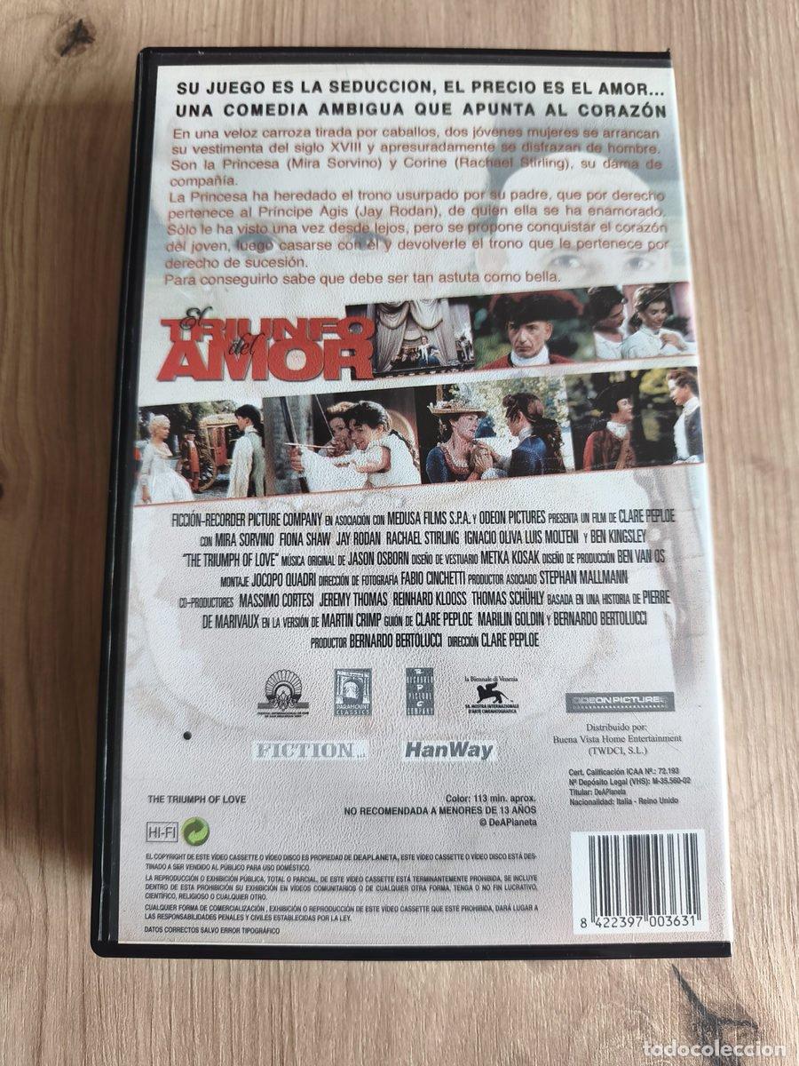 Cine: VHS El triunfo del amor - Foto 2