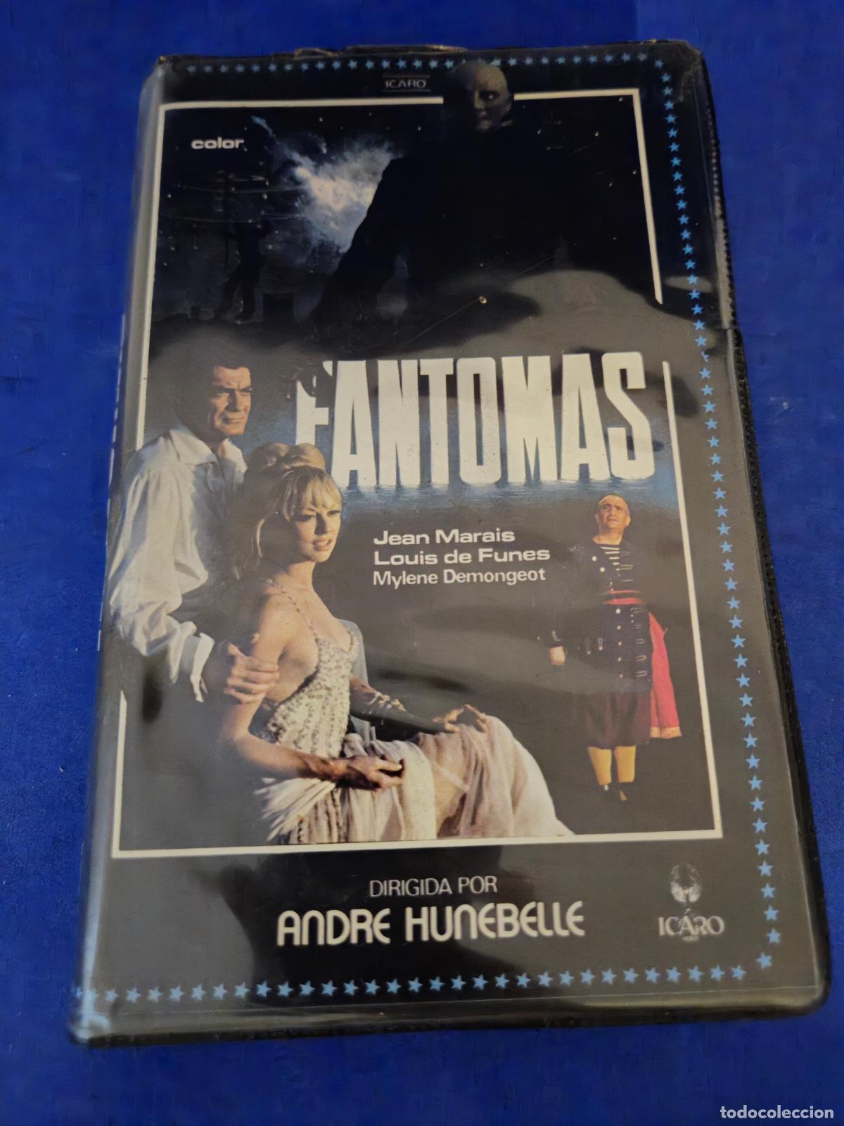 Cine: FANTOMAS VHS (L7) JEAN MARAIS LOUIS DE FUNES