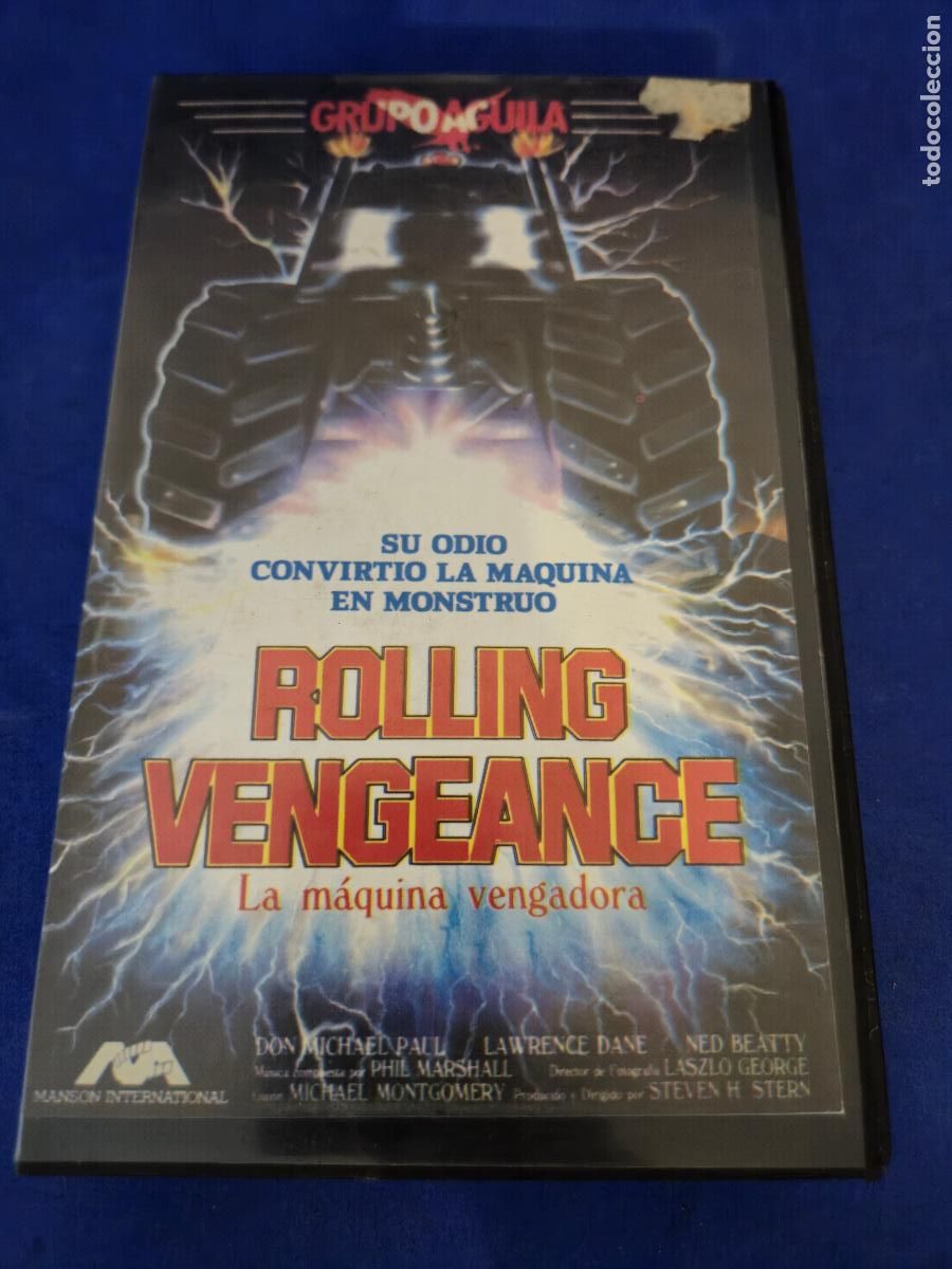 Cine: ROLLING VENGEANCE: LA MAQUINA VENGADORA VHS (L7)