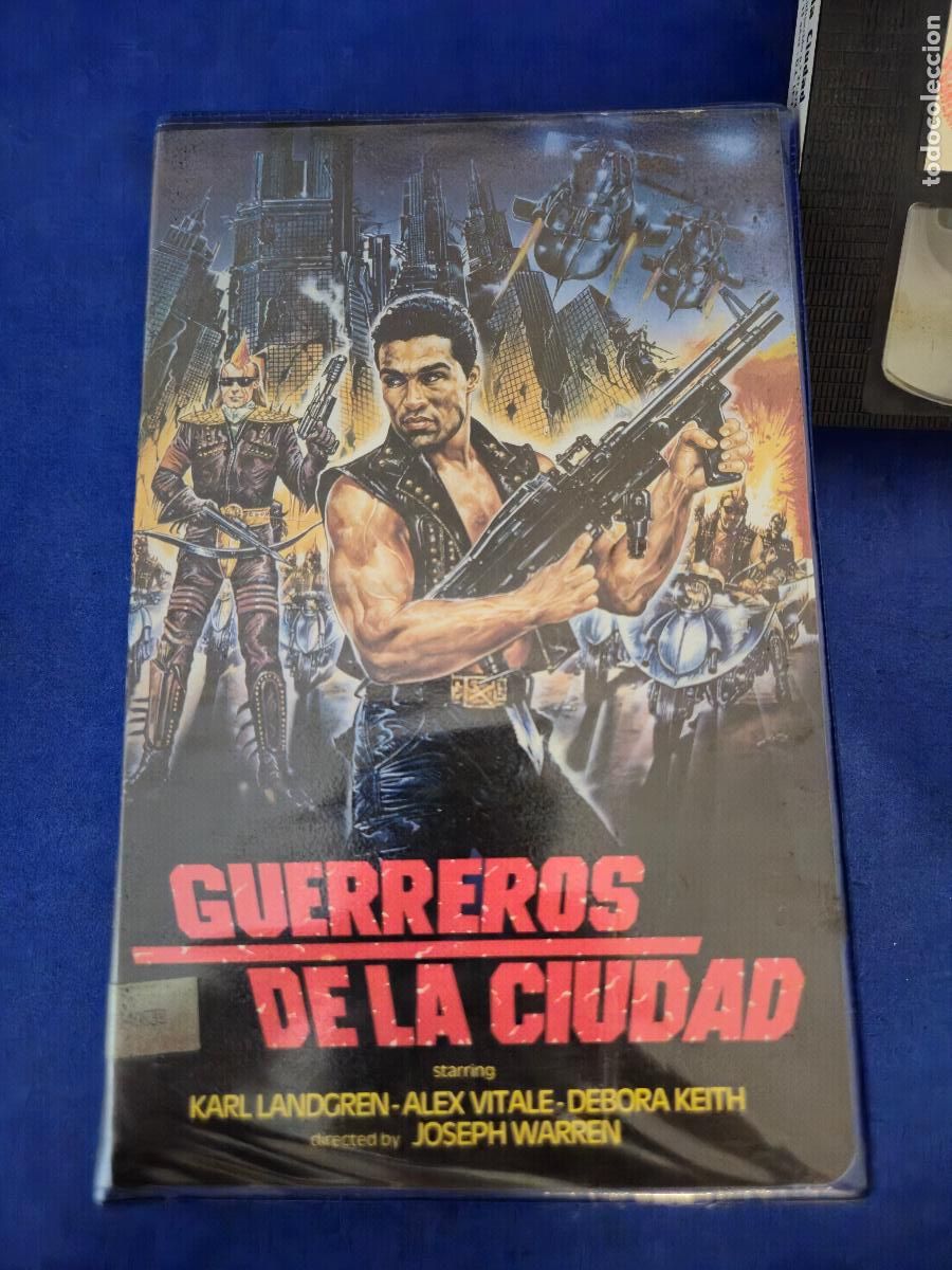 Cine: GUERREROS DE LA CIUDAD VHS (L7) EDICION VIDEOCLUB