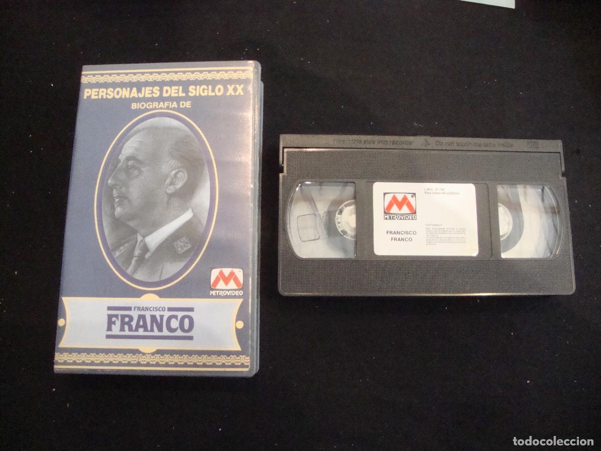Cine: VHS VIDEO PERSONAJES DEL SIGLO XX BIOGRAFIA FRANCO