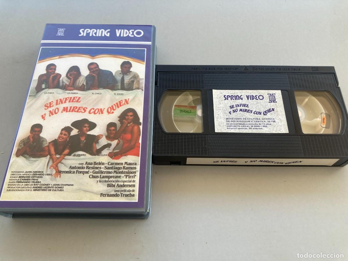 Cine: VHS ORIGINAL / SE INFIEL Y NO MIRES CON QUIEN