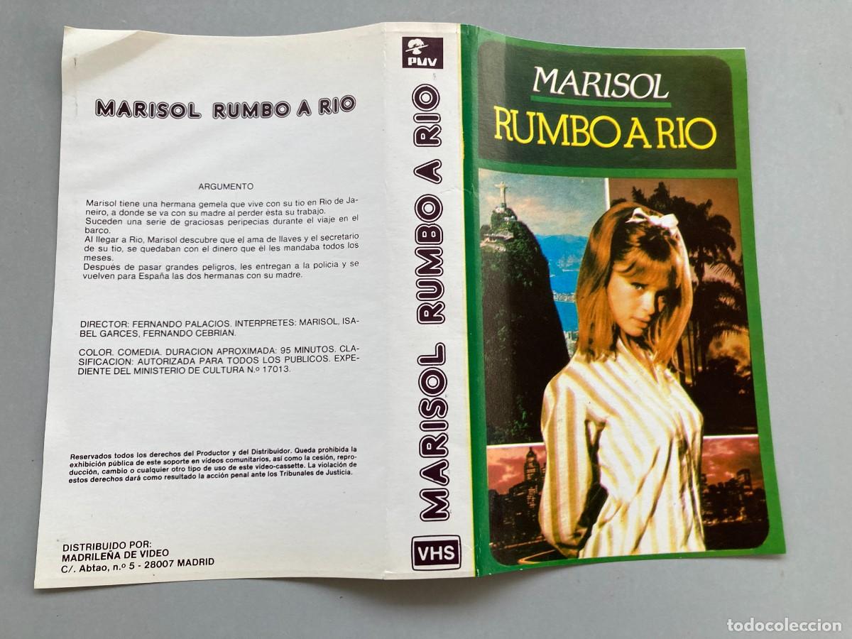 Cine: Car&aacute;tula video original / MARISOL RUMBO A RIO