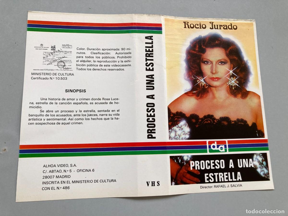 Cine: Car&aacute;tula video original / PROCESO A UNA ESTRELLA