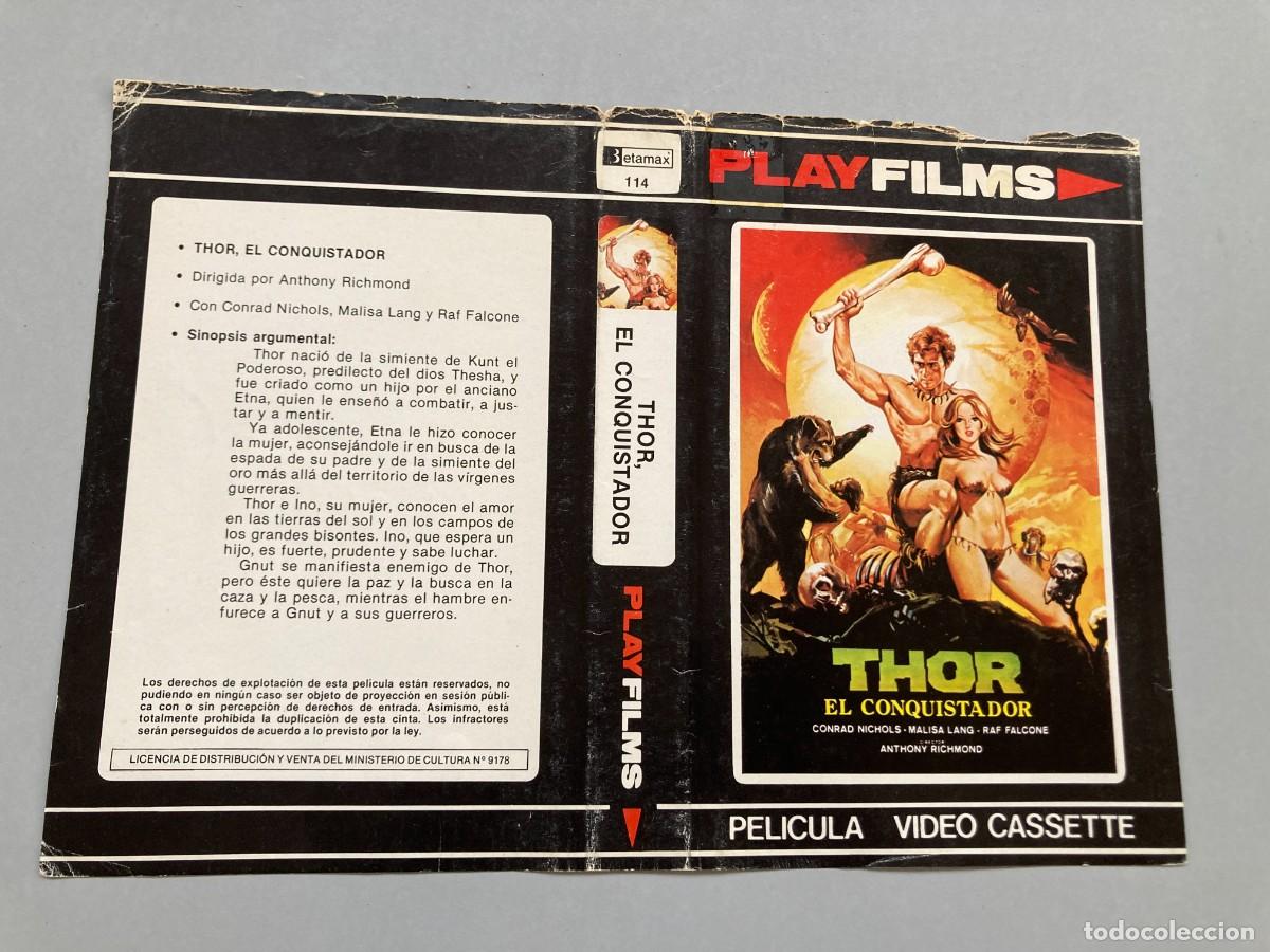 Cine: Car&aacute;tula video original / THOR EL CONQUISTADOR