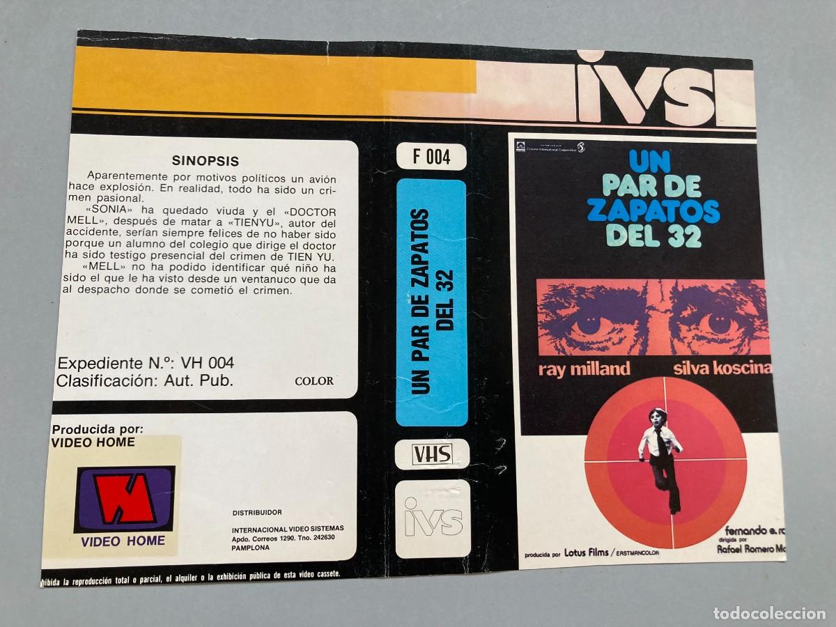 Cine: Car&aacute;tula video original / UN PAR DE ZAPATOS DEL 32
