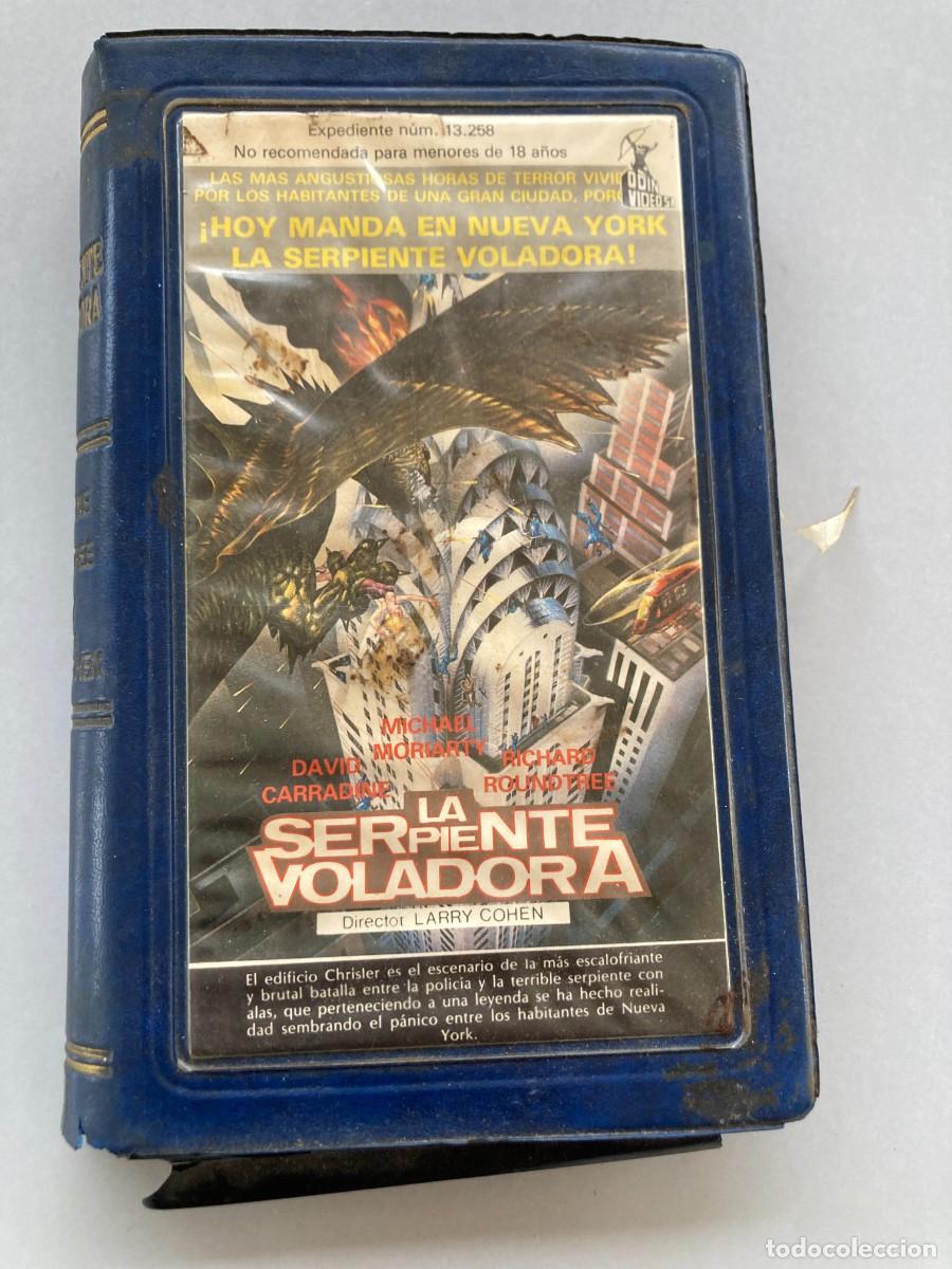 Cine: SOLO Estuche video original LA SERPIENTE VOLADORA - Leer