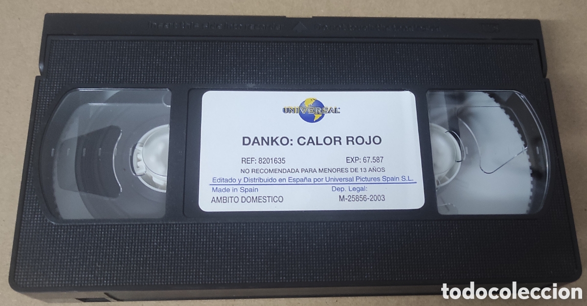 Cine: DANKO: CALOR ROJO - VHS - Foto 4