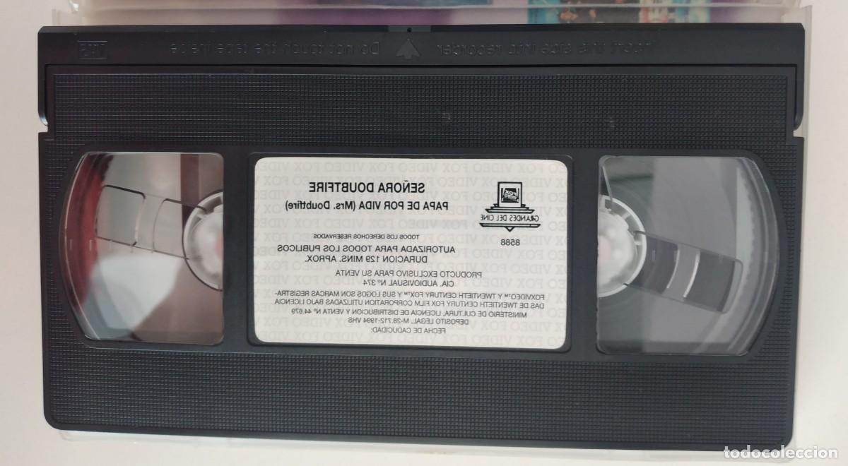 Cine: VHS: Se&ntilde;ora Doubtfire -Robin Williams - Foto 3