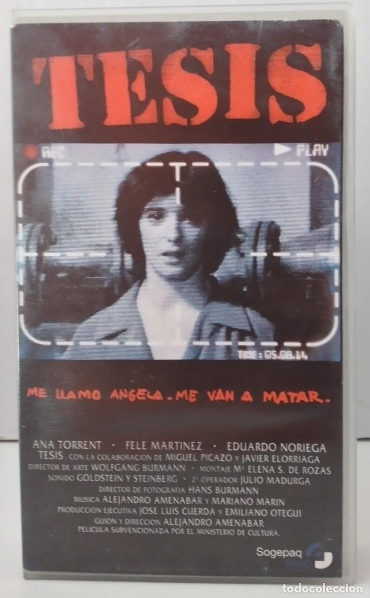 Cine: VHS: Tesis -Ana Torrent; Fele Mart&iacute;nez; Eduardo Noriega