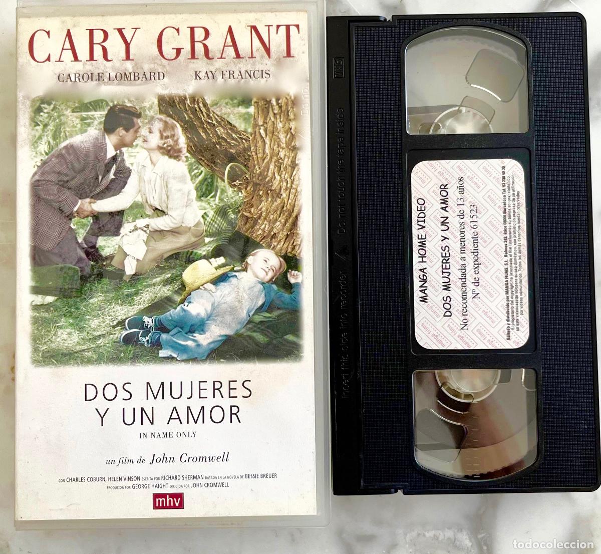 Cine: DOS MUJERES Y UN AMOR. CARY GRANT. KAY FRANCIS. JOHN CROMWELL. VHS