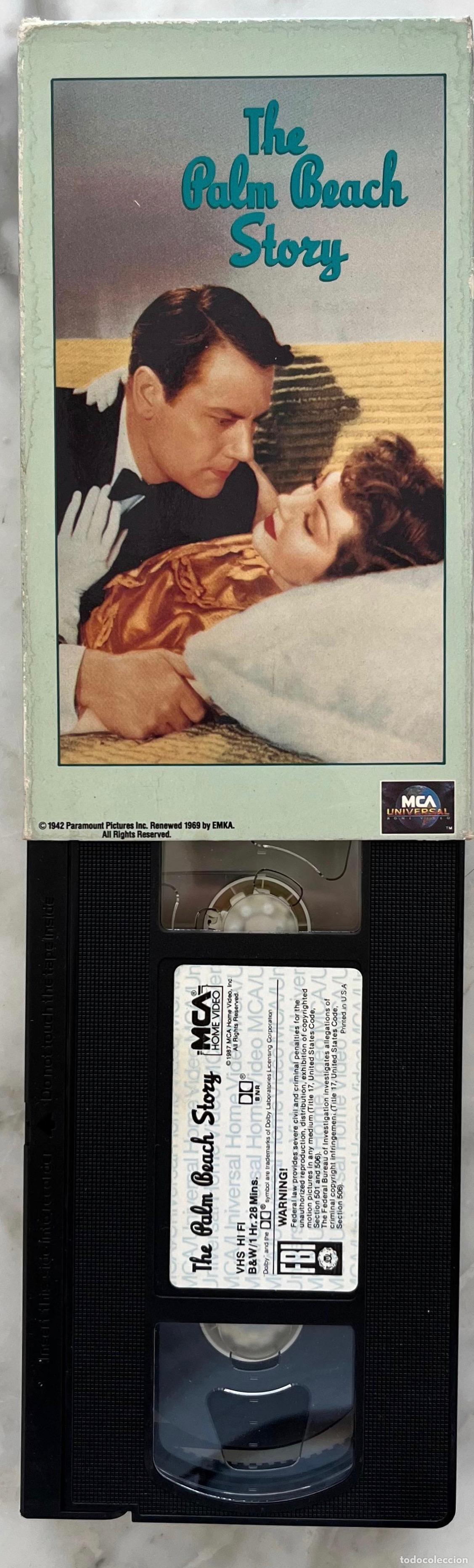 Cine: THE PALM BEACH STORY. PRESTON STURGES. CLAUDETTE COLBERT. VHS MADE IN USA EN INGLES