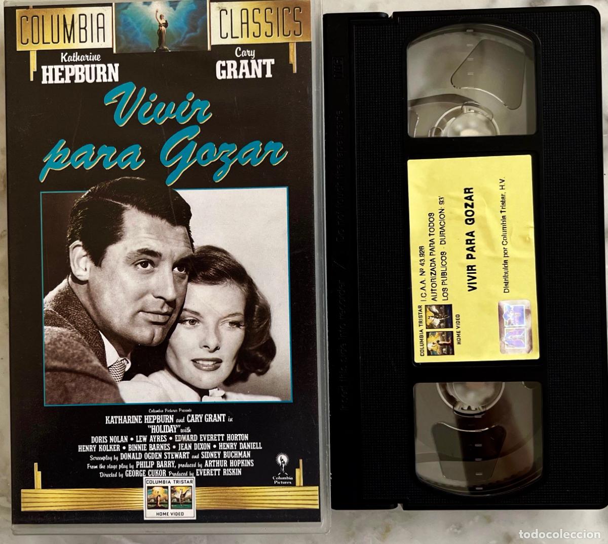 Cine: VIVIR PARA GOZAR. K. HEPBURN. C. GRANT. GEORGE CUKOR. VHS
