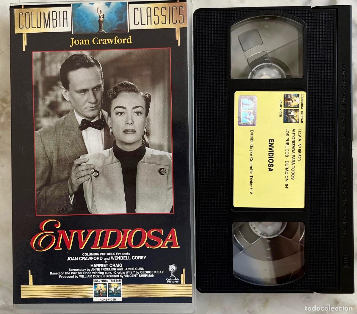 Cine: ENVIDIOSA. JOAN CRAWFORD. WENDELL COREY. VHS