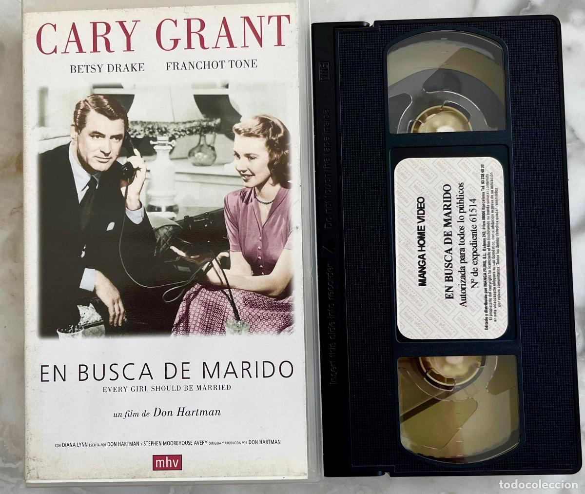 Cine: EN BUSCA DE MARIDO. CARY GRANT. FRANCHOT TONE. DON HARTMAN. VHS