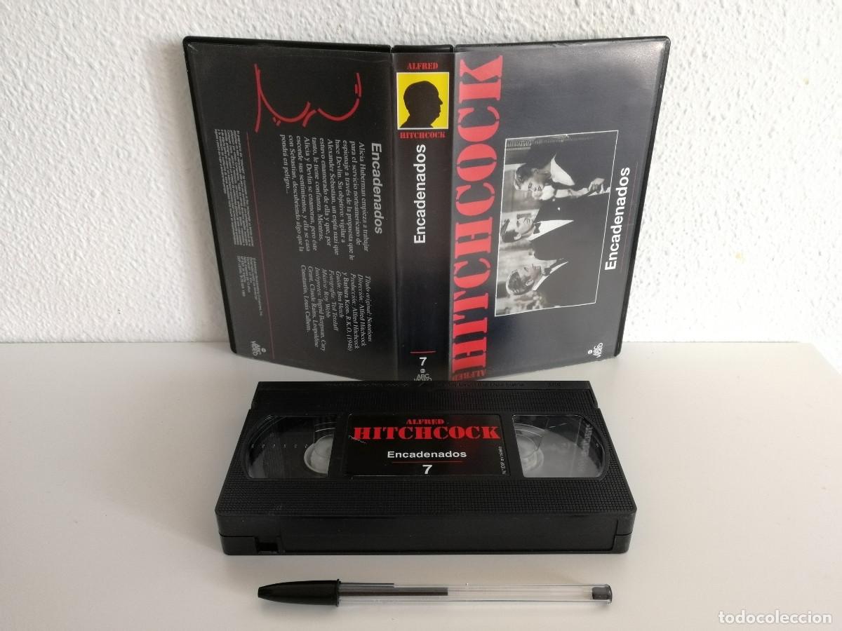 Cine: VHS ORIGINAL - ENCADENADOS - ALFRED HITCHCOCK - CARY GRANT - INGRID BERGMAN