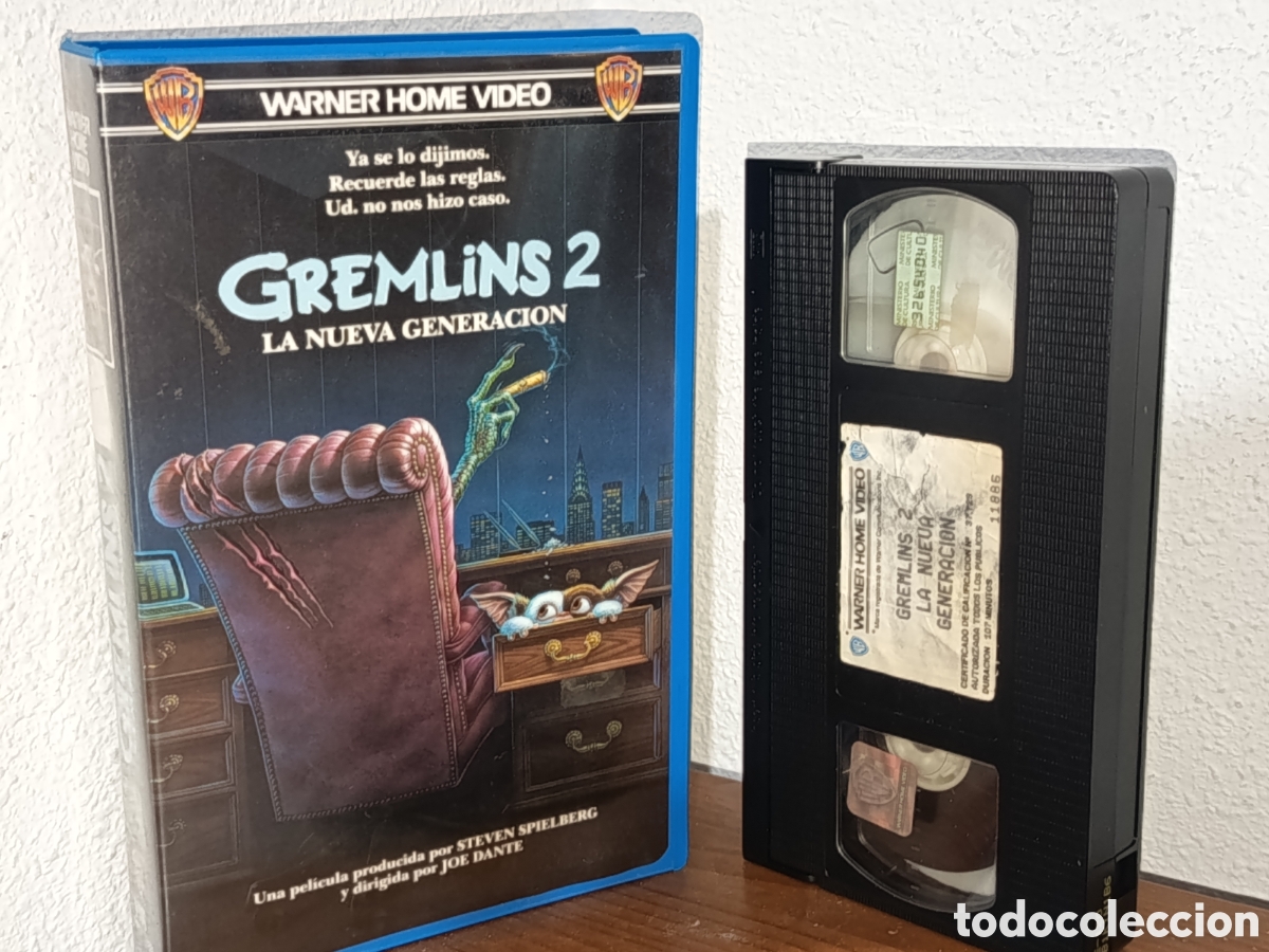 Cine: Gremlins 2 la nueva generaci&oacute;n. Pel&iacute;cula VHS