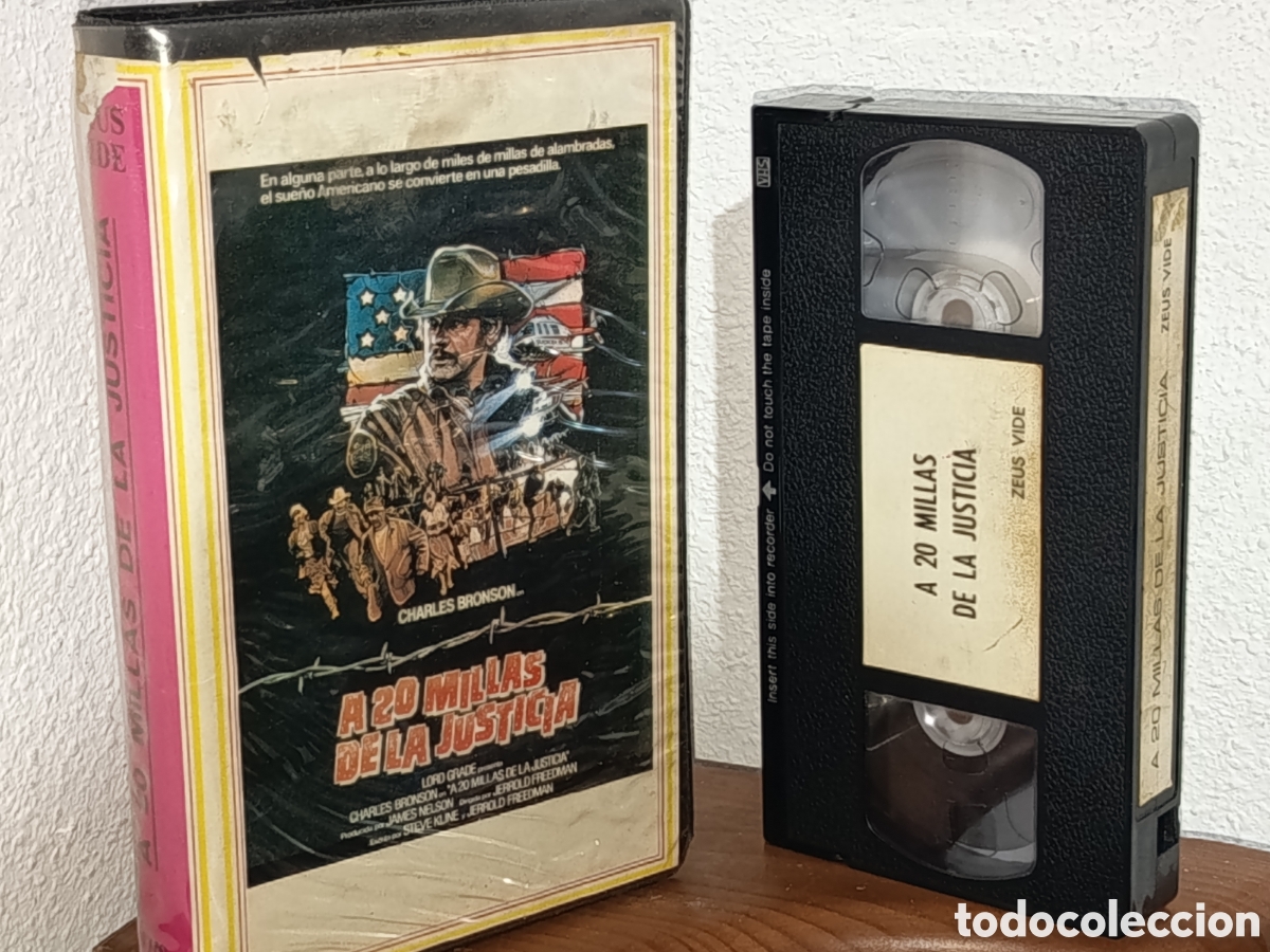 Cine: A 20 millas de la justicia. Pel&iacute;cula VHS