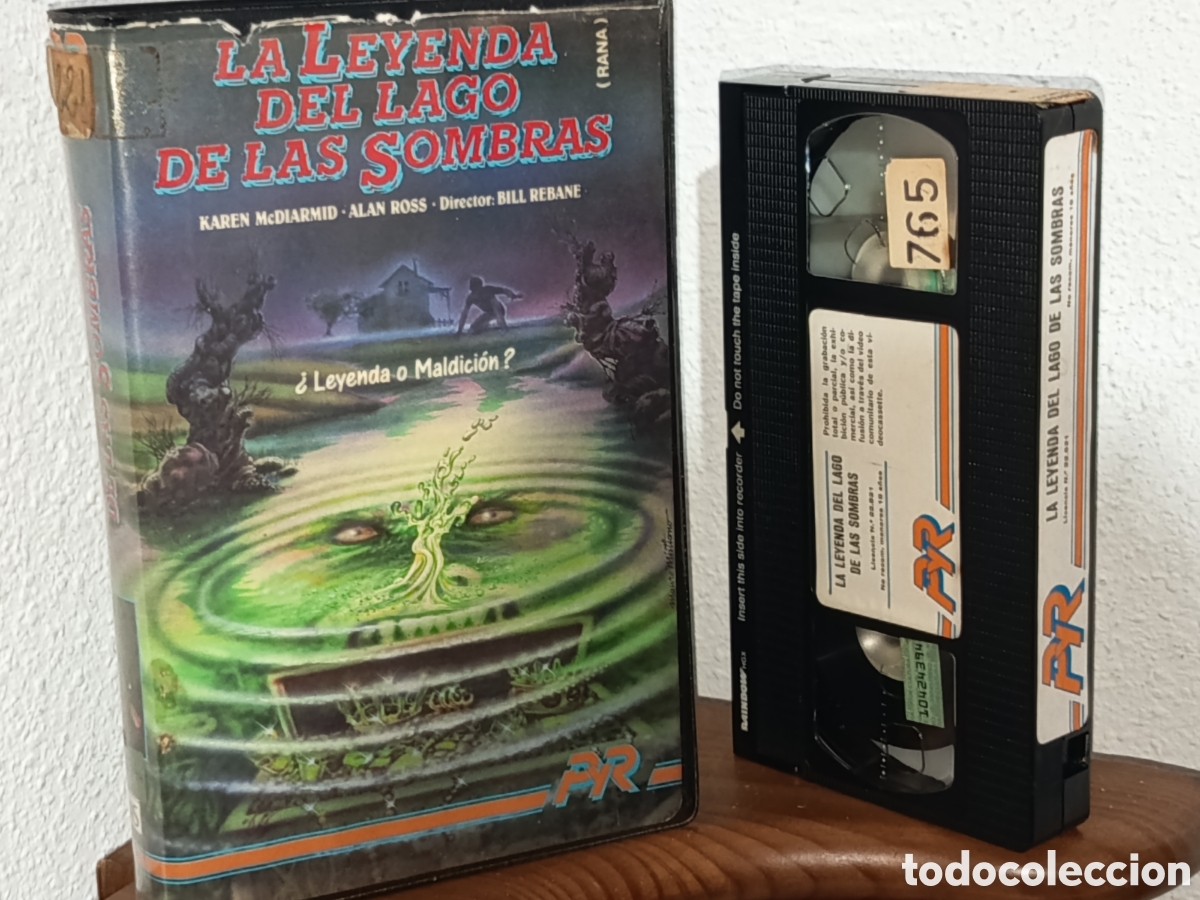 Cine: La leyenda del lago de las sombras rana. Pel&iacute;cula VHS