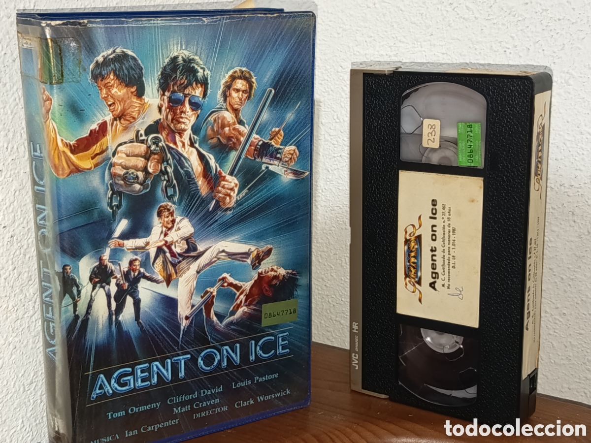 Cine: Agent on ice. Pel&iacute;cula VHS