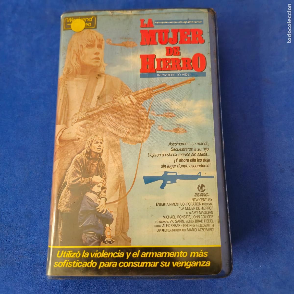Cine: LA MUJER DE HIERRO (NOWHERE TO HIDE) VHS (VV1 VV2)